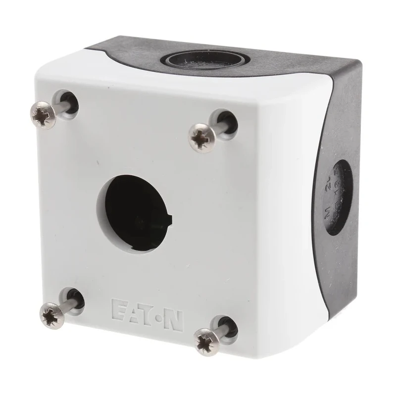Eaton Grey Plastic M22 Control Station Enclosure 1 Hole 22 mm Diameter 70010885 RS-M22-I1-M1
