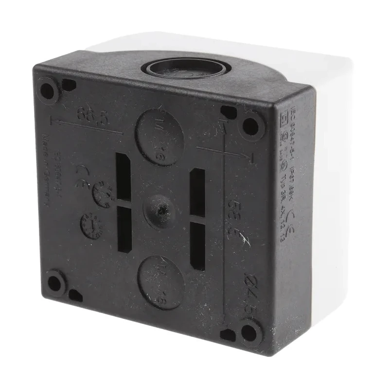 Eaton Grey Plastic M22 Control Station Enclosure 1 Hole 22 mm Diameter 70010885 RS-M22-I1-M1