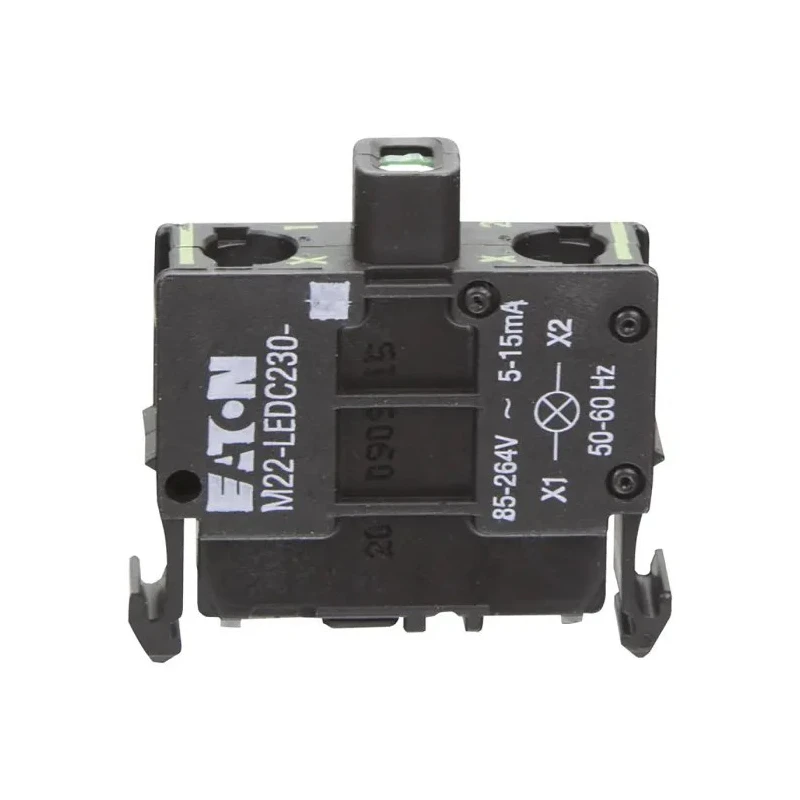 Eaton RMQ Titan M22 Series LED Light Block, 264V AC, White, Screw Terminal, Model 216566 M22-LEDC230-W