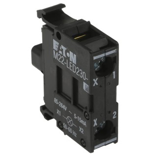 Eaton M22 Series Light Block, LED Illumination, 264V AC, White Light, Screw Terminal, Model 216563 M22-LED230-W