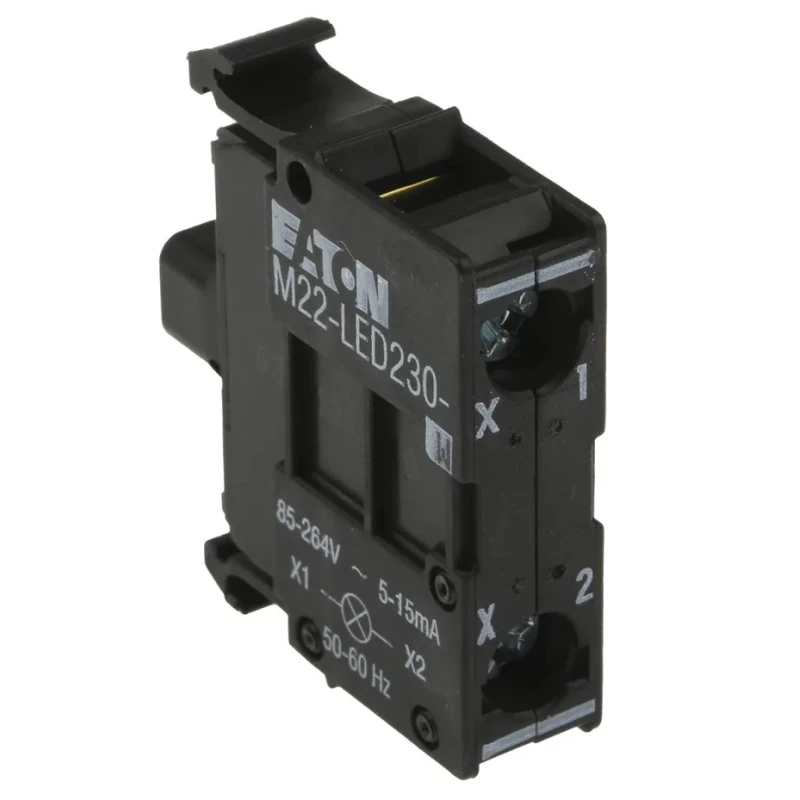 Eaton M22 Series Light Block, LED Illumination, 264V AC, White Light, Screw Terminal, Model 216563 M22-LED230-W