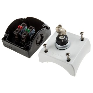 Eaton Stay Put Control Station Switch Plastic Enclosure Black Push Button SPDT Contact 1 Cutout IP66 216526 M22-WRS/KC11/I