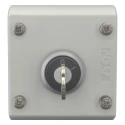 Eaton Stay Put Control Station Switch Plastic Enclosure Black Push Button SPDT Contact 1 Cutout IP66 216526 M22-WRS/KC11/I