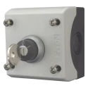 Eaton Stay Put Control Station Switch Plastic Enclosure Black Push Button SPDT Contact 1 Cutout IP66 216526 M22-WRS/KC11/I