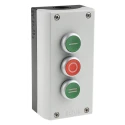 Eaton Enclosed Momentary Push Button Switch 3 NO/3 NC, Plastic Housing, Green Red Buttons, IP69K RMQ Titan M22 IP69K