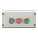Eaton Enclosed Momentary Push Button Switch 3 NO/3 NC, Plastic Housing, Green Red Buttons, IP69K RMQ Titan M22 IP69K