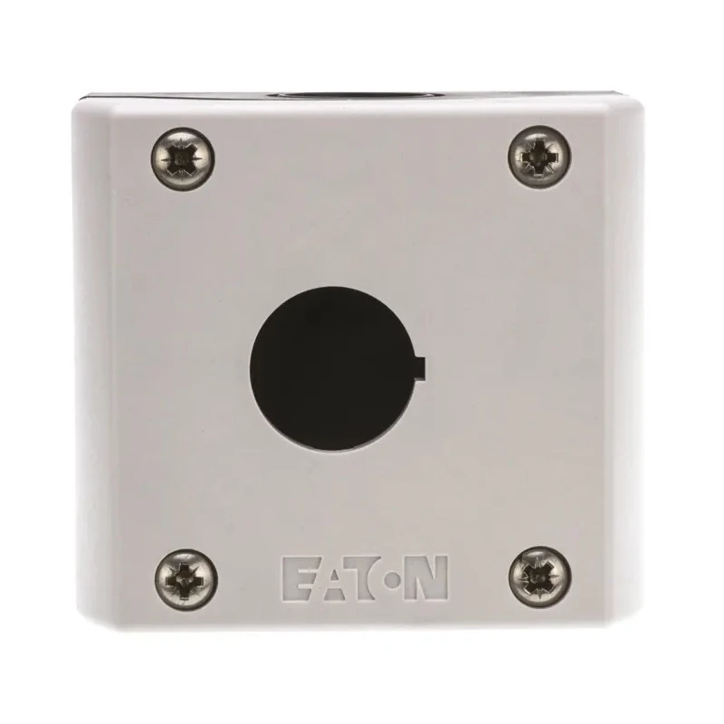 Eaton Grey Plastic M22 Control Station Enclosure 1 Hole 22 mm Diameter 216535 M22-I1