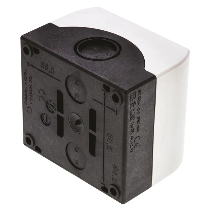 Eaton Grey Plastic M22 Control Station Enclosure 1 Hole 22 mm Diameter 216535 M22-I1