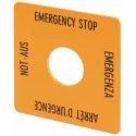 Eaton Label Accessory for RMQ Titan Series Push Button Switches M22 Series 216484 M22-XYK1