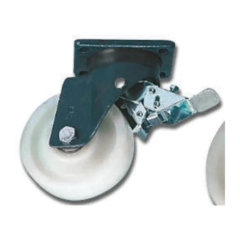 LAG Braked Swivel Castor, 900 kg Load Capacity, 150 mm Polyamide Wheel, Ball Bearing Hub, Heavy Duty 18411 FR
