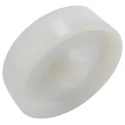 LAG White Polyamide Trolley Wheel 400kg Load Capacity, 150mm Diameter, Plain Bore Hub 4024