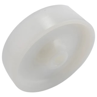 LAG White Polyamide Trolley Wheel 400kg Load Capacity, 150mm Diameter, Plain Bore Hub 4024