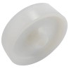 LAG White Polyamide Trolley Wheel 400kg Load Capacity, 150mm Diameter, Plain Bore Hub 4024