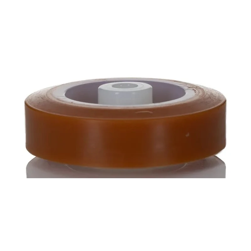 LAG Orange, White Polyurethane Trolley Wheel 80mm Diameter, 24mm Width, 120kg Load Capacity 4520