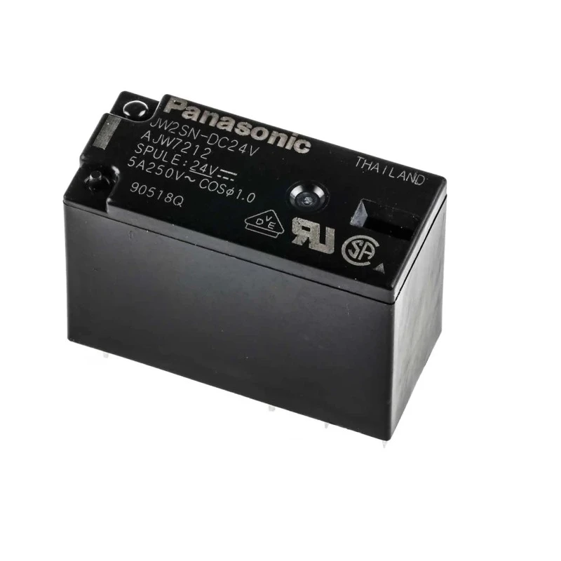 Panasonic PCB Power Relay 24V dc Coil 6mA Switching Current DPDT JW2SN-DC24V