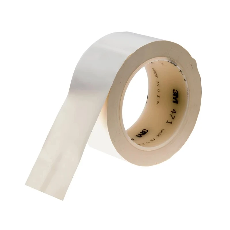 3M White Vinyl Lane Marking Tape 50mm x 33m, 0.13mm Thickness, Rubber Adhesive, Model 764