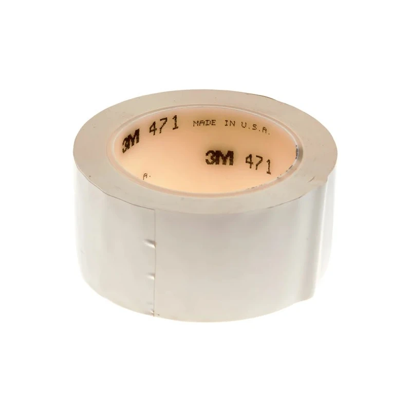 3M White Vinyl Lane Marking Tape 50mm x 33m, 0.13mm Thickness, Rubber Adhesive, Model 764