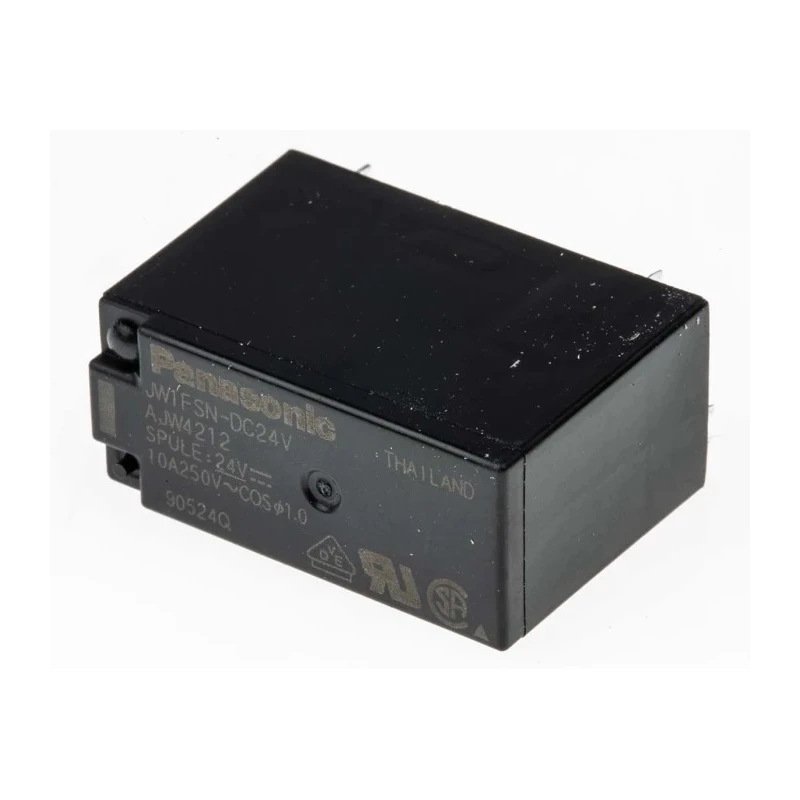 Panasonic PCB Power Relay 24V dc Coil 4mA Switching Current SPDT JW1FSN-DC24V