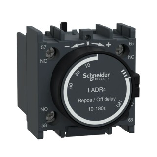 Schneider Electric Pneumatic Timer for use with F, TeSys Deca, D 10A Contact Rating 690V Voltage LADR4