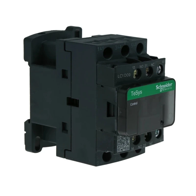 Schneider Electric LC1D Contactor, 110V AC Coil, 3-Pole, 9A, 4kW, 3 NO, 690V AC 