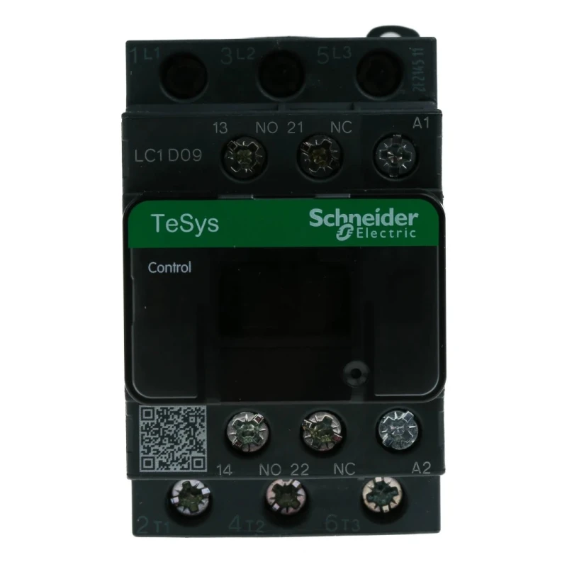 Schneider Electric LC1D Contactor, 110V AC Coil, 3-Pole, 9A, 4kW, 3 NO, 690V AC 