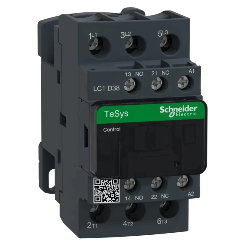 Schneider Electric TeSys D Series Contactor, 3-Pole, 38A, 18.5 kW, 230V AC Coil LC1D38P7