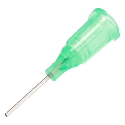 Kahnetics Green Dispensing Tip, 21 Gauge, 12.7mm Length, Luer Lok Style Syringe Compatible KDS2112P