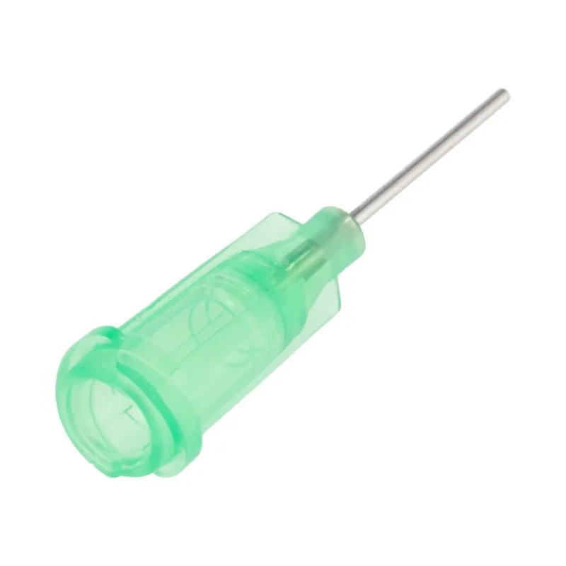 Kahnetics Green Dispensing Tip, 21 Gauge, 12.7mm Length, Luer Lok Style Syringe Compatible KDS2112P