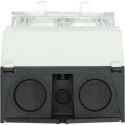 Eaton MCB Enclosure CI-K2 Series for Use with CI-K Series, IP30, Dielectric Strength 30kV/mm, 100mm Height 211108 CI-K2-80-K