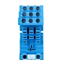 Finder 11 Way 250V AC DIN Rail Relay Socket with Screw Terminals 16A Current Rating 92.03SMA