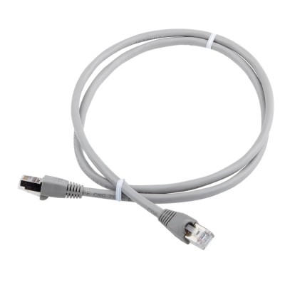 RS PRO Cat5e Ethernet Cable 1 m Grey RJ45 Male to RJ45 Male U/FTP PVC 400-9736