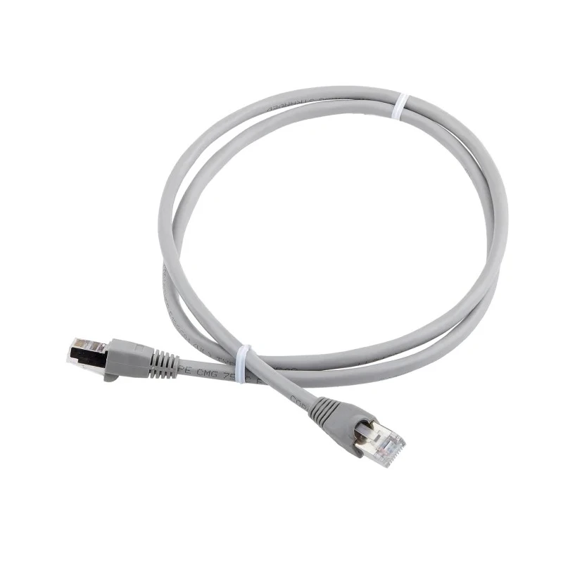 RS PRO Cat5e Ethernet Cable 1 m Grey RJ45 Male to RJ45 Male U/FTP PVC 400-9736