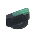 Idec Illuminated Selector Switch Head, 22 mm Cutout, White Illumination, Green Actuator, IP20, HW Series HW9Z-FDY-G