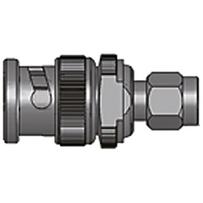 Yuetsu SMA Plug to BNC Plug Straight Coaxial Adapter 2GHz 150-8500
