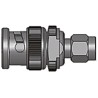Yuetsu SMA Plug to BNC Plug Straight Coaxial Adapter 2GHz 150-8500