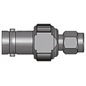 Yuetsu Coaxial Adapter SMA Plug to BNC Socket Straight 2GHz 33.1mm 150-8510
