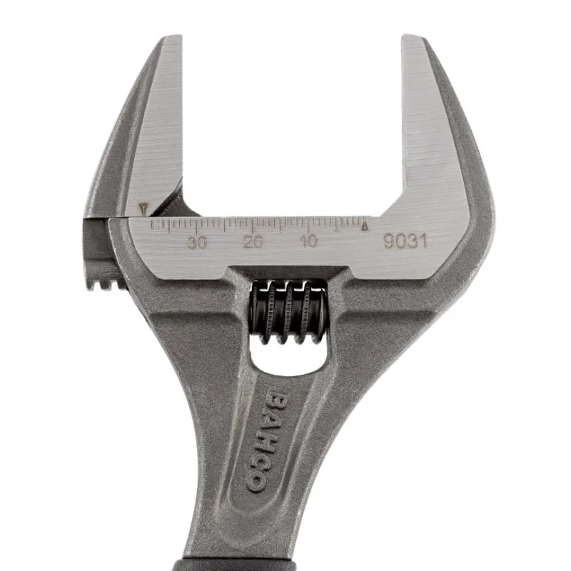 Bahco Adjustable Wrench 38 mm Jaw Capacity 218 mm Overall Length Plastic Handle 9031