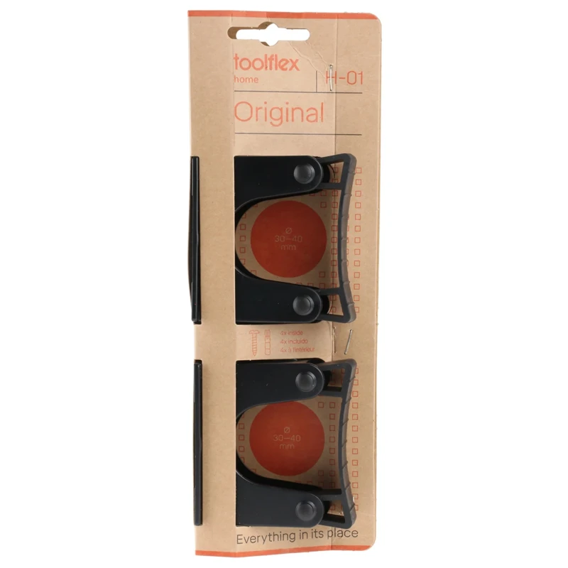 RS PRO Plastic Flexible Tool Holder Wall Mount 40mm Width 405-3648