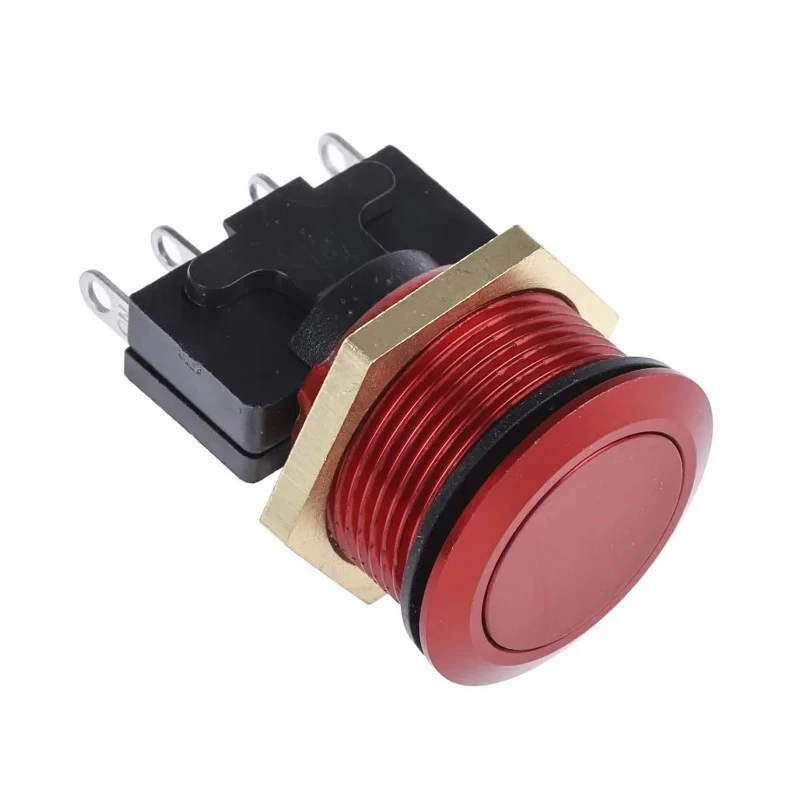 ITW Switches 76-95 Series Vandal Resistant Momentary Push Button Switch Panel Mount 19.2 mm Cutout SPDT IP67 76-9513/4044R