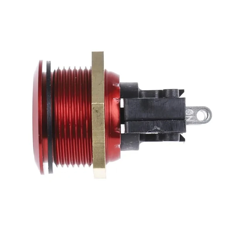 ITW Switches 76-95 Series Vandal Resistant Momentary Push Button Switch Panel Mount 19.2 mm Cutout SPDT IP67 76-9513/4044R
