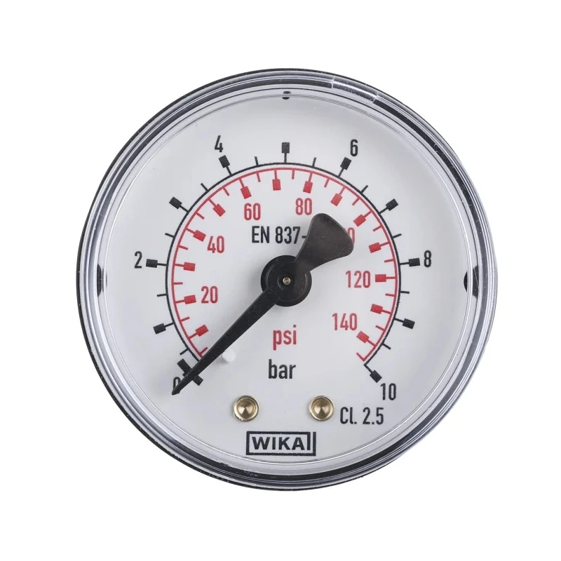 WIKA 50 mm R 1/4 Pressure Gauge 10 bar 7203493