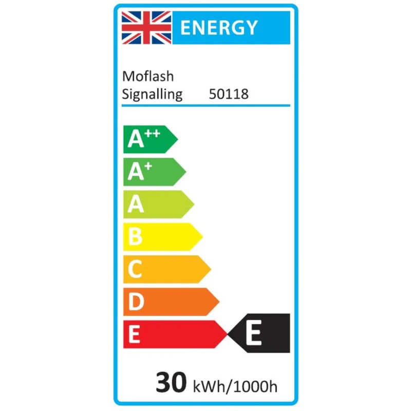 Moflash High Output Flashing Light Element for Xenon Clear Lamp X500 Series 50118RS