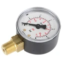 WIKA 50 mm 1/4 in R Threaded Pressure Gauge 6 bar 111.10 Series 7203574
