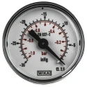 WIKA 40 mm 1/8 in R BSPT Plastic Case Pressure Gauge, 0 bar, ±1.6% Accuracy, Model 7203726