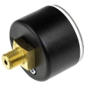WIKA 40 mm 1/8 in R BSPT Plastic Case Pressure Gauge, 0 bar, ±1.6% Accuracy, Model 7203726