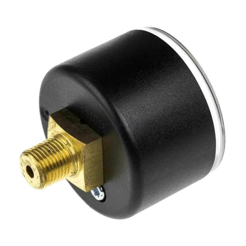 WIKA 40 mm 1/8 in R BSPT Plastic Case Pressure Gauge, 0 bar, ±1.6% Accuracy, Model 7203726