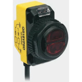Banner Diffuse Photoelectric Sensor Block Sensor 450 mm PNP Output IP67 QS18VP6D