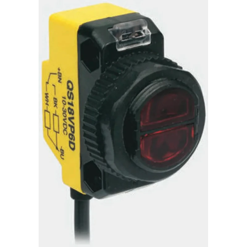 Banner Diffuse Photoelectric Sensor Block Sensor 450 mm PNP Output IP67 QS18VP6D