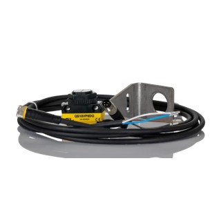 Banner Diffuse Photoelectric Sensor, Block Sensor, 450 mm Detection Range, PNP Output, IP67 QS18VP6D