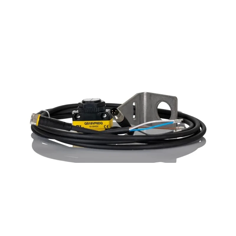 Banner Diffuse Photoelectric Sensor, Block Sensor, 450 mm Detection Range, PNP Output, IP67 QS18VP6D